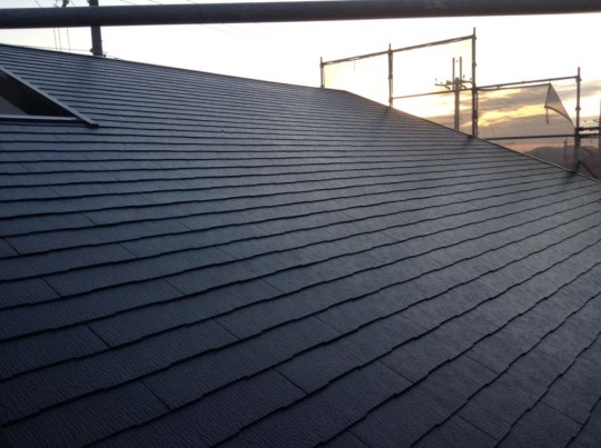 07カラーベスト屋根も塗装完了！